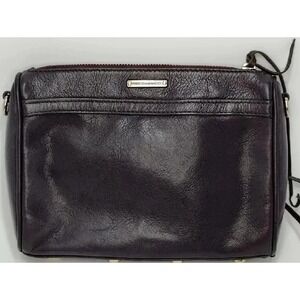 Rebecca Minkoff‎ Weekender leather bag Purple Maroon With shoulder Strap purse